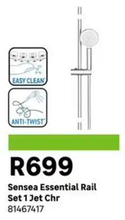 Leroy Merlin Sensea Essential Rail Set 1 Jet Chr offer