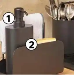 Leroy Merlin Delinia kitchen soap and dishwashing liquid dispense black offer