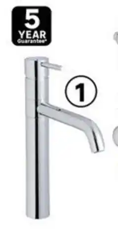 Leroy Merlin Delinia Kitchen Sink Mixer Tap Mia Single Lever Chrome H29.3Cm Spout Reach offer