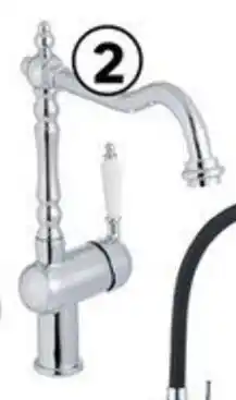 Leroy Merlin Delinia Sara Single Lever Kitchen Mixer Tap Chrome H32Cm Spout Reach offer