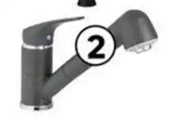 Leroy Merlin Delinia Kitchen Sink Mixer Tap Joel Pull Out Black H15.2Cm Spout Reach offer