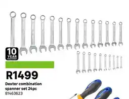 Leroy Merlin Dexter combination spanner set offer