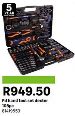 Leroy Merlin Pd hand tool set dexter offer