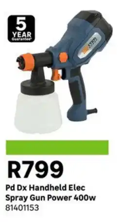 Leroy Merlin Pd Dx Handheld Elec Spray Gun Power 400w offer