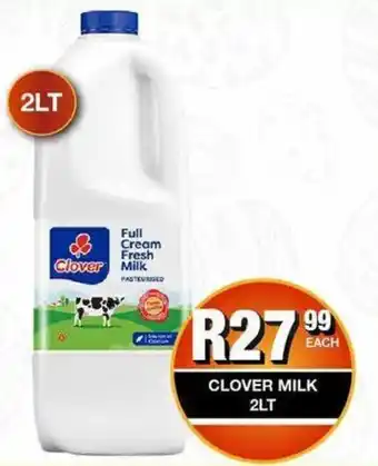 Take 'n Pay Clover Full Cream Fresh Milk offer