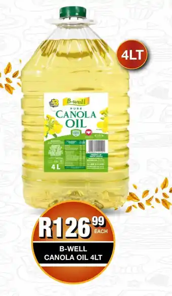 Take 'n Pay B-well canola oil offer