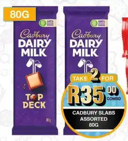 Take 'n Pay Cadbury slabs assorted offer