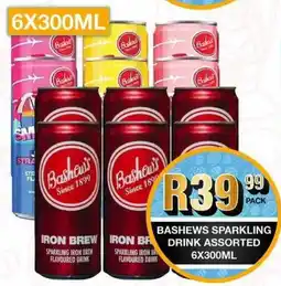 Take 'n Pay Bashews sparkling drink assorted offer