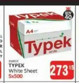 KitKat Cash and Carry Typek White Sheet 5x500 offer