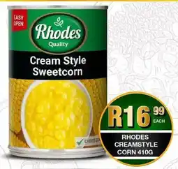 Take 'n Pay Rhodes Cream Style Sweetcorn offer