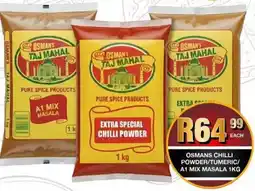 Take 'n Pay Osmans chilli powder/ tumeric/ a1 mix masala offer