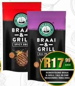 Take 'n Pay Robertsons braai & grill/ all in one seasoning/ bbq offer