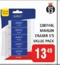 KitKat Cash and Carry Marlin Eraser 5's Value Pack offer
