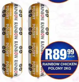 Take 'n Pay Rainbow chicken polony offer