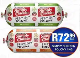 Take 'n Pay Rainbow Simply Chicken Polony offer