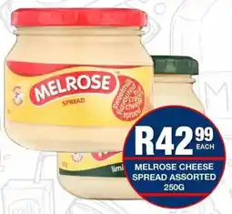 Take 'n Pay Melrose cheese spread assorted offer