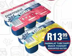 Take 'n Pay Parmalat tubz dairy snack yoghurt assorted offer