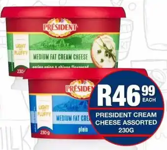 Take 'n Pay President cream cheese assorted offer