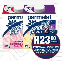 Take 'n Pay Parmalat yogofun drinking yoghurt assorted offer