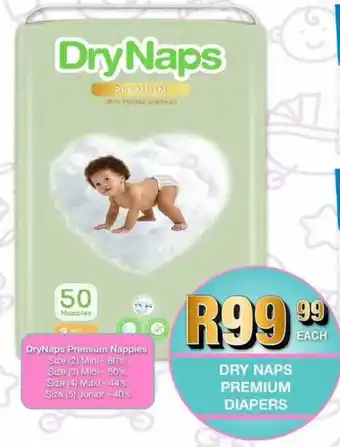 Take 'n Pay Dry naps premium diapers offer