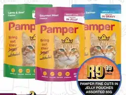 Take 'n Pay Pamper fine cuts in jelly pouches assorted offer