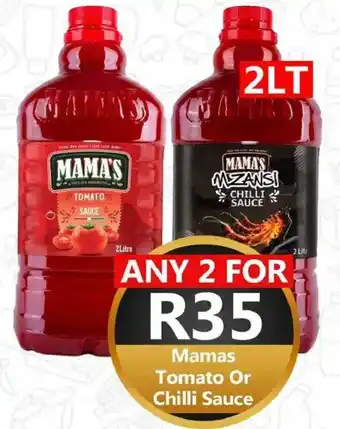 Take 'n Pay Mamas Tomato Or Chilli Sauce offer