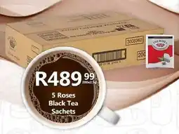 Take 'n Pay 5 Roses Black Tea Sachets offer