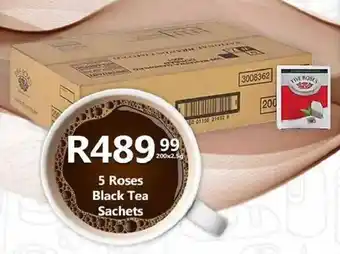 Take 'n Pay 5 Roses Black Tea Sachets offer