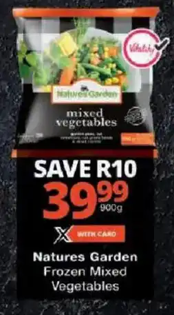Checkers Natures Garden Frozen Mixed Vegetables offer