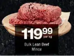 Checkers Bulk Lean Beef Mince offer