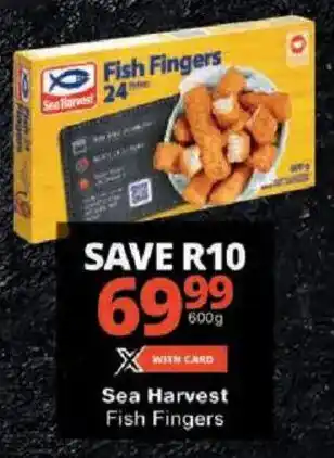 Checkers Sea Harvest Fish Fingers offer