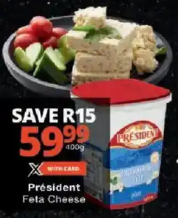 Checkers Président Feta Cheese offer
