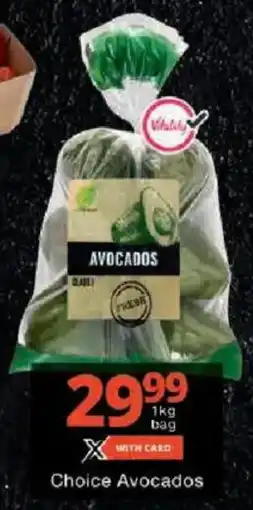 Checkers Choice Avocados offer