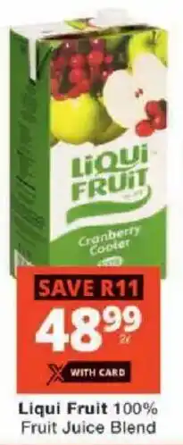 Checkers Liqui Fruit 100% Fruit Juice Blend offer