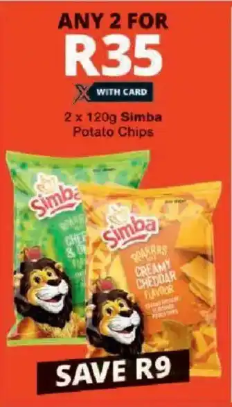 Checkers Simba Potato Chips offer
