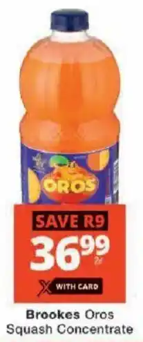 Checkers Brookes Oros Squash Concentrate offer