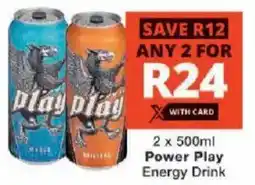 Checkers Power Play Energy Drink offer