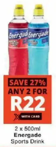 Checkers Energade Sports Drink offer