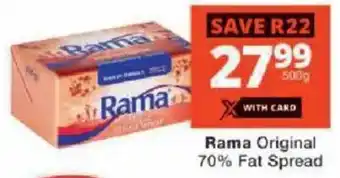 Checkers Rama Original 70% Fat Spread offer
