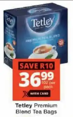 Checkers Tetley Premium Blend Tea Bags offer