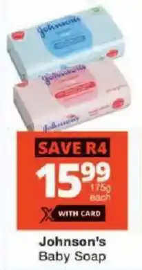 Checkers Johnson's Baby Soap offer