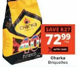 Checkers Charka Briquettes offer