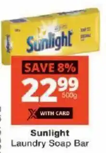 Checkers Sunlight Laundry Soap Bar offer
