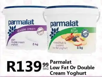 Take 'n Pay Parmalat Low Fat Or Double Cream Yoghurt offer