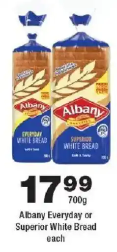 OK urban Albany Everyday or Superior White Bread offer
