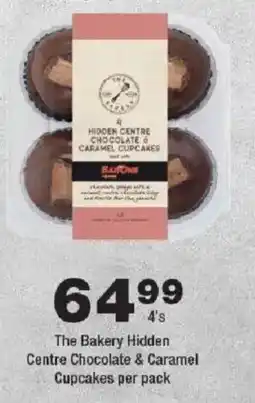 OK urban The Bakery Hidden Centre Chocolate & Caramel Cupcakes offer