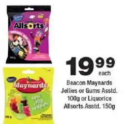 OK urban Beacon Maynards Jellies or Gums or Liquorice Allsorts offer