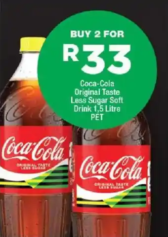 OK urban Coca-Cola Original Taste Less Sugar Soft Drink offer