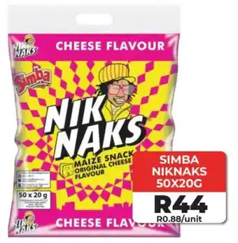 1UP Simba Niknaks offer
