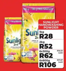 1UP Sunlight handwashing powder offer